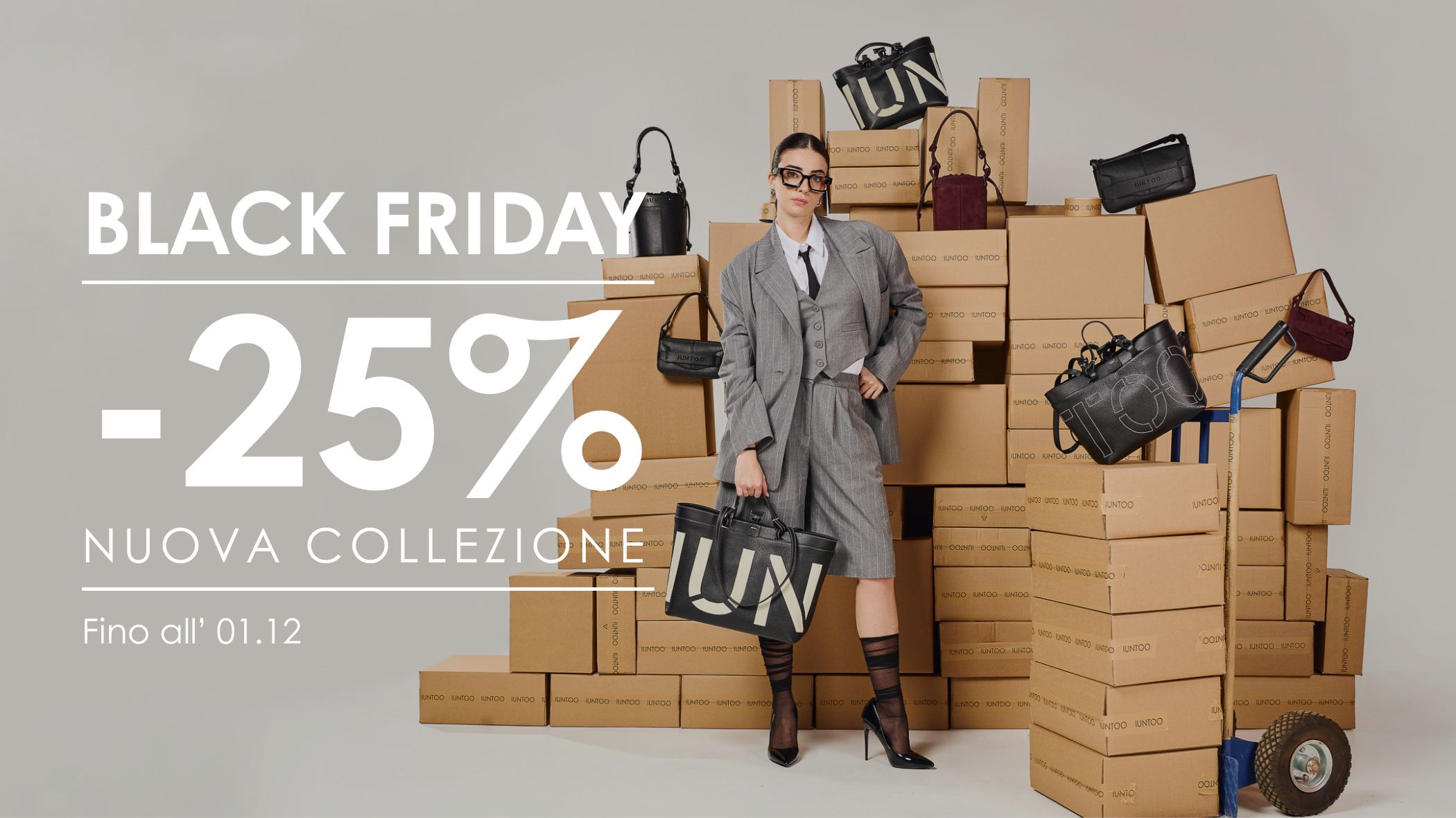 Promo Black Friday Iuntoo -25% su Nuova Collezione